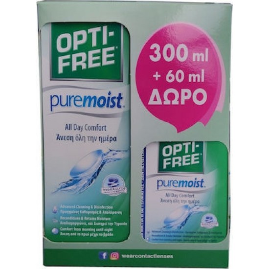 Alcon Opti-Free PureMoist 300ml+60ml - Ciba Vision/Alcon Alcon Opti-Free PureMoist 300ml+60ml - Ciba Vision/Alcon