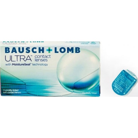 BAUSCH & LOMB ULTRA CONTACT  (3 ΦΑΚΟΙ + 1 ΦΑΚΟΣ ΔΩΡΟ )  ΜΗΝΙΑΙΟΣ ΦΑΚΟΣ - ΣΙΛΙΚΟΝΗΣ ΥΔΡΟΓΕΛΗΣ