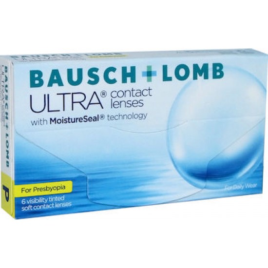 BAUSCH & LOMB ULTRA FOR PRESBYOPIA CONTACT LENSES (6 PACK) ΜΗΝΙΑΙΟΣ ΦΑΚΟΣ - ΠΟΛΥΕΣΤΙΑΚΟΙ ΦΑΚΟΙ BAUSCH & LOMB ULTRA FOR PRESBYOPIA CONTACT LENSES (6 PACK) ΜΗΝΙΑΙΟΣ ΦΑΚΟΣ - ΠΟΛΥΕΣΤΙΑΚΟΙ ΦΑΚΟΙ