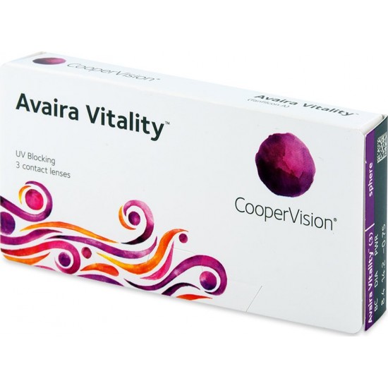 Avaira Vitality MHNIAIOI ΦΑΚΟΙ ΕΠΑΦΗΣ ΜΥΩΠΙΑΣ/ΥΠΕΡΜΕΤΡΩΠΙΑΣ (3-pack) Avaira Vitality MHNIAIOI ΦΑΚΟΙ ΕΠΑΦΗΣ ΜΥΩΠΙΑΣ/ΥΠΕΡΜΕΤΡΩΠΙΑΣ (3-pack)