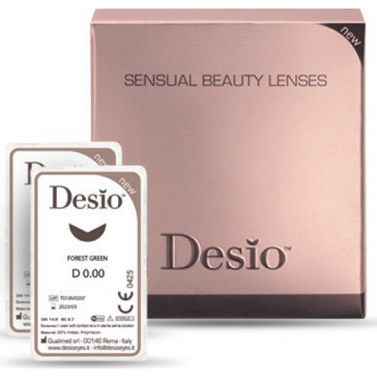 Desio Sensual Beauty Lenses Έγχρωμοι Μυωπίας Τριμηνιαίοι 2τμχ + Δώρο Υγρό Starter 100ml