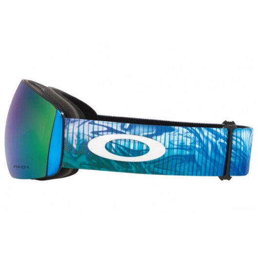 Oakley OO7050-B4 Flight Deck L MIKAELA SHIFFRIN SIGNATURE ABSTACT BLUE PRIZM SNOW JADE IRIDIUM - Μάσκες Σκι & Snowboard OAKLEY