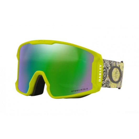 Oakley OO7070-A7 Line Miner L GREEN FLORAL PRIZM SNOW JADE IRIDIUM KAZU KOKUBO SIGNATURE SERIES - Μάσκες Σκι & Snowboard OAKLEY