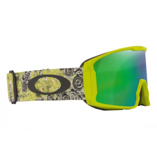 Oakley OO7070-A7 Line Miner L GREEN FLORAL PRIZM SNOW JADE IRIDIUM KAZU KOKUBO SIGNATURE SERIES - Μάσκες Σκι & Snowboard OAKLEY