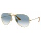 RAYBAN RB3025 001/3F AVIATOR LARGE METAL - RAYBAN