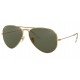 RAYBAN RB3025 001/58 POLARIZED AVIATOR LARGE METAL CLASSIC - RAYBAN