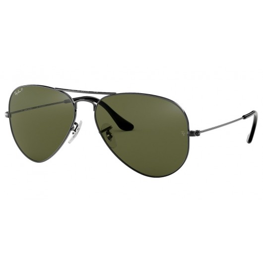 RAYBAN RB3025 004/58 POLARIZED AVIATOR LARGE METAL CLASSIC - RAYBAN