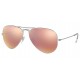 RAYBAN RB3025  019/Z2 AVIATOR LARGE METAL FLASH LENSES - RAYBAN