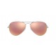 RAYBAN RB3025  019/Z2 AVIATOR LARGE METAL FLASH LENSES - RAYBAN