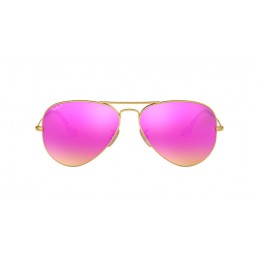 Ray Ban RB3025 112/1Q Polarized Aviator FLASH LENS