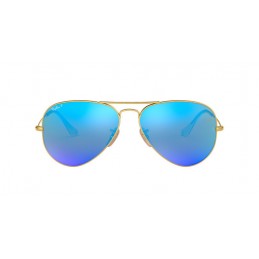 Ray Ban RB3025 112/4L Polarized Aviator Large Metal