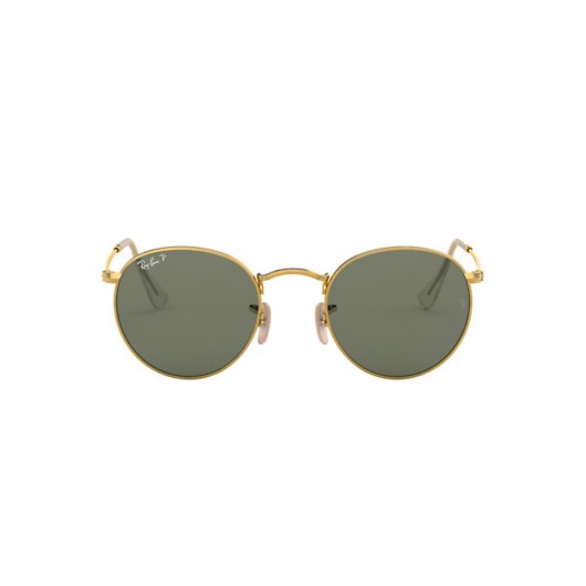 RAYBAN RB3447 001/58 POLARIZED ROUND METAL - RAYBAN