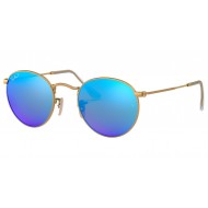 Ray Ban RB3447 112/4L Polarized ROUND METAL