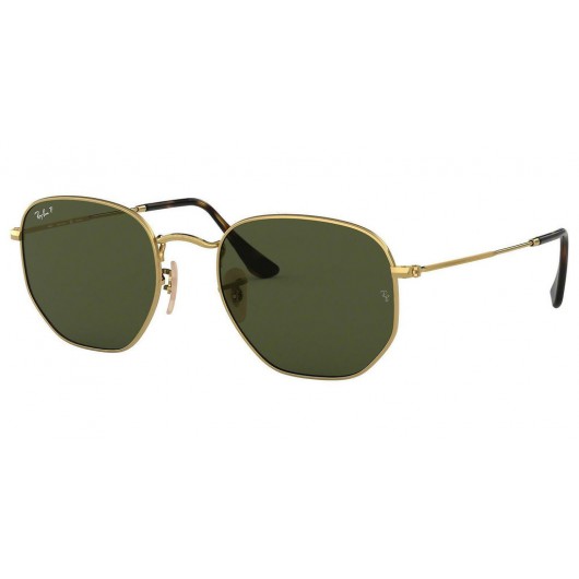 RAYBAN RB3548N 001/58 POLARIZED HEXAGONAL METAL - RAYBAN