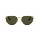 RAYBAN RB3548N 001/58 POLARIZED HEXAGONAL METAL - RAYBAN