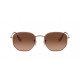 RAYBAN RB3548N 9069A5 HEXAGONAL METAL - RAYBAN