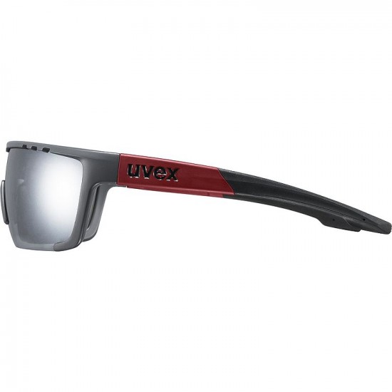 UVEX SPORTSTYLE 707 GREY RED MAT /PC MIR SILVER Cat.3 (S5320775316) UVEX SPORTSTYLE 707 GREY RED MAT /PC MIR SILVER Cat.3 (S5320775316)