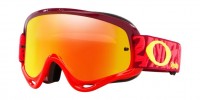 Oakley OO7029 702975 O FRAME MX TROY LEE DESIGN PAINTED RED FIRE IRIDIUM