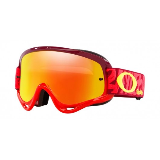 Oakley OO7029 702975 O FRAME MX TROY LEE DESIGN PAINTED RED FIRE IRIDIUM