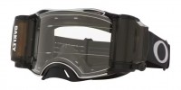 Oakley OO7046 7046C0 AIRBRAKE MX TUFF BLOCKS GUNMETAL BLACK W/CLEAR