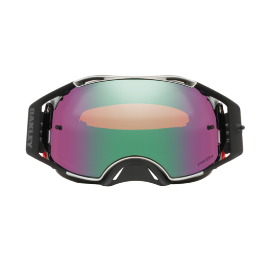 Oakley OO7046 7046C1 AIRBRAKE MX TUFF BLOCKS GUNMETAL BLACK PRIZM MX JADE IRIDIUM