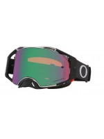 Oakley OO7046 7046C1 AIRBRAKE MX TUFF BLOCKS GUNMETAL BLACK PRIZM MX JADE IRIDIUM