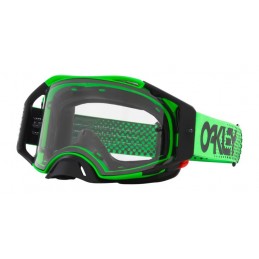 Oakley OO7046 7046D9 AIRBRAKE MX MOTO GREEN CLEAR Oakley OO7046 7046D9 AIRBRAKE MX MOTO GREEN CLEAR