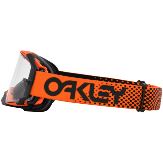 Oakley OO7046 7046E0 AIRBRAKE MX MOTO ORANGE B1B W/CLEAR