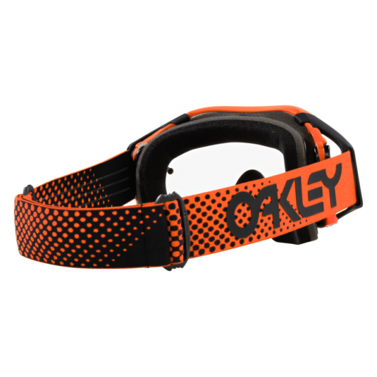 Oakley OO7046 7046E0 AIRBRAKE MX MOTO ORANGE B1B W/CLEAR