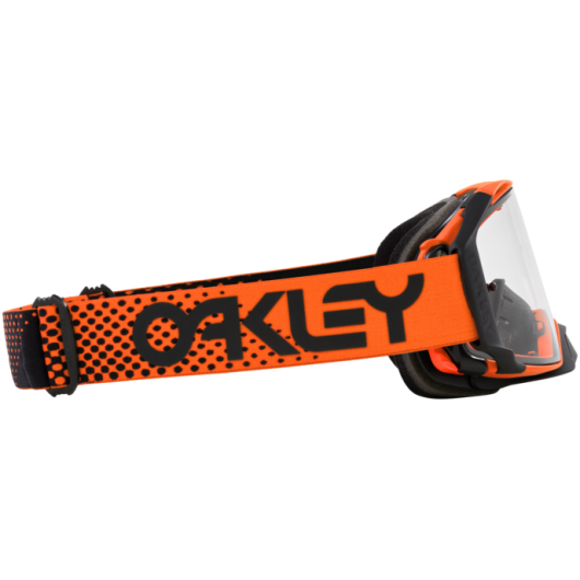 Oakley OO7046 7046E0 AIRBRAKE MX MOTO ORANGE B1B W/CLEAR