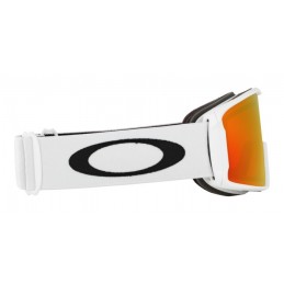 Oakley OO7070-707013 Line Miner L Matte White Prizm Snow Torch Iridium