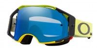 Oakley OO7107 710719 AIRBRAKE MTB TROY LEE DESIGN REVEL YELLOW W/BLACK ICE IRIDIUM