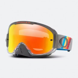 Oakley OO7115 711549 O FRAME 2.0 PRO MX TLD GREY STRIPES FIRE RIDIUM Oakley OO7115 711549 O FRAME 2.0 PRO MX TLD GREY STRIPES FIRE RIDIUM