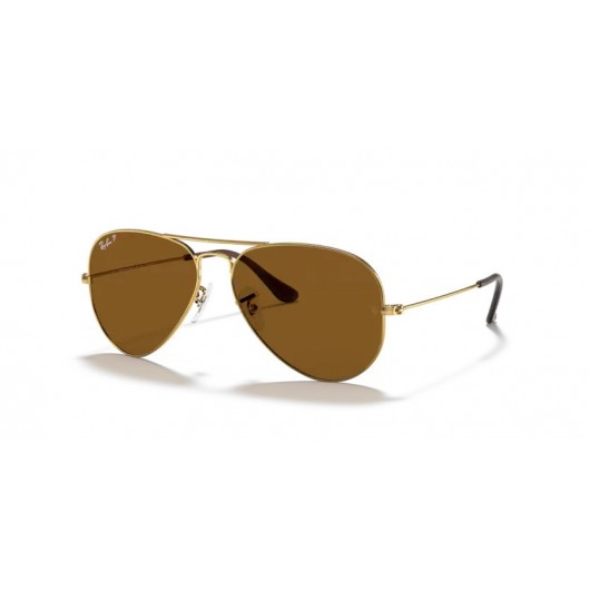 Ray Ban RB3025 001/57 Polarized Aviator Large Metal