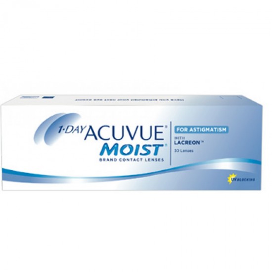 1-DAY ACUVUE MOIST TORIC (30-PACK)