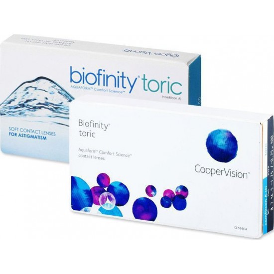 BIOFINITY TORIC ΜΗΝΙΑΙΟΙ ΦΑΚΟΙ ΕΠΑΦΗΣ ΑΣΤΙΓΜΑΤΙΣΜΟΥ (3 ΦΑΚΟΙ) - ΣΙΛΙΚΟΝΗΣ ΥΔΡΟΓΕΛΗΣ BIOFINITY TORIC ΜΗΝΙΑΙΟΙ ΦΑΚΟΙ ΕΠΑΦΗΣ ΑΣΤΙΓΜΑΤΙΣΜΟΥ (3 ΦΑΚΟΙ) - ΣΙΛΙΚΟΝΗΣ ΥΔΡΟΓΕΛΗΣ