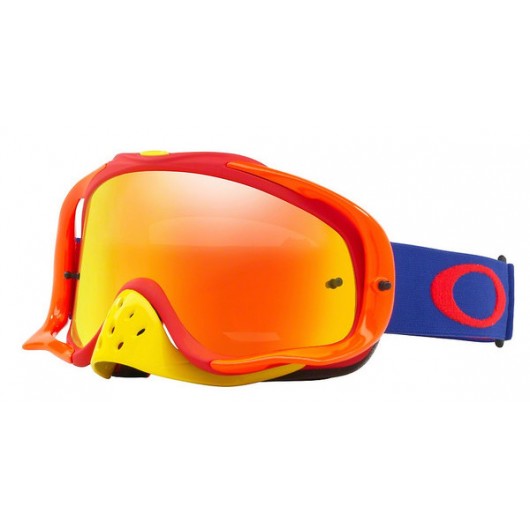 Oakley OO7025-48 CROWBAR MX FLO BLUE RED - Μάσκες Μηχανής OAKLEY