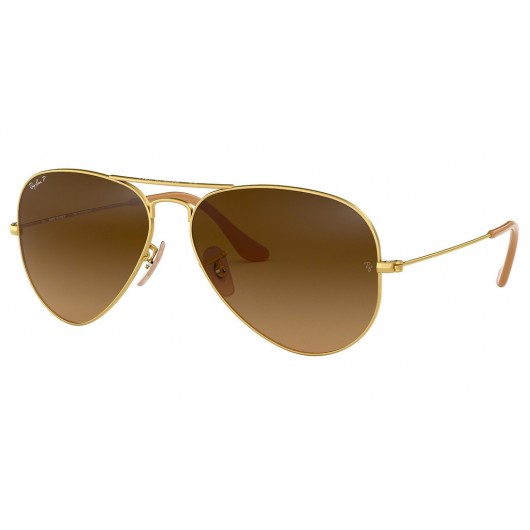 RAYBAN RB3025 112/M2 POLARIZED AVIATOR LARGE METAL - RAYBAN