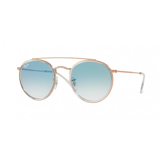 RAYBAN ROUND DOUBLE BRIDGE RB3647N 9068/3F 51 - RAYBAN