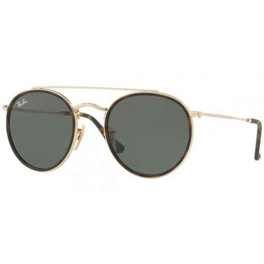 RAYBAN ROUND DOUBLE BRIDGE RB3647N 001 51 - RAYBAN