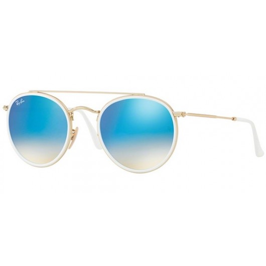 RAYBAN ROUND DOUBLE BRIDGE RB3647N 001/4O 51 - RAYBAN