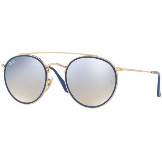 RAYBAN ROUND DOUBLE BRIDGE RB3647N 001/9U 51 - RAYBAN