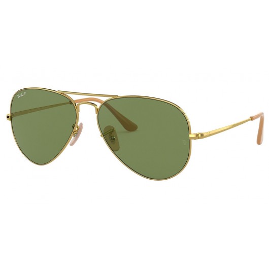 RAYBAN RB3689 9064/O9 POLARIZED AVIATOR METAL II - RAYBAN