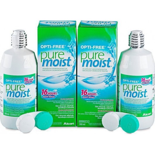 Alcon Opti-Free Pure Moist 2 x 300ml (twinpack) - Ciba Vision/Alcon