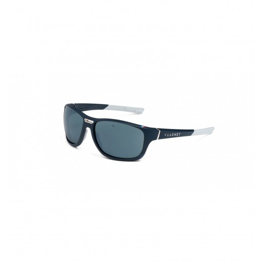 VUARNET VL 1928 0006 1123 RACING LARGE MATTE BLUE PURE GREY SILVER FLASH - VUARNET