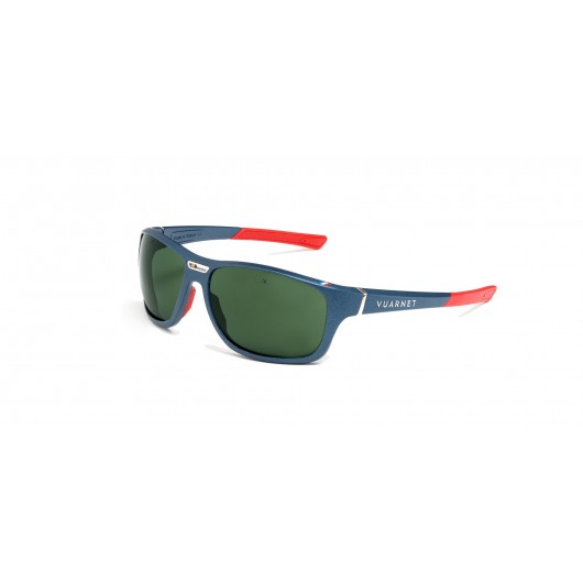 VUARNET VL 1928 0008 1622 RACING LARGE MATTE BLUE GREY POLARIZED - VUARNET