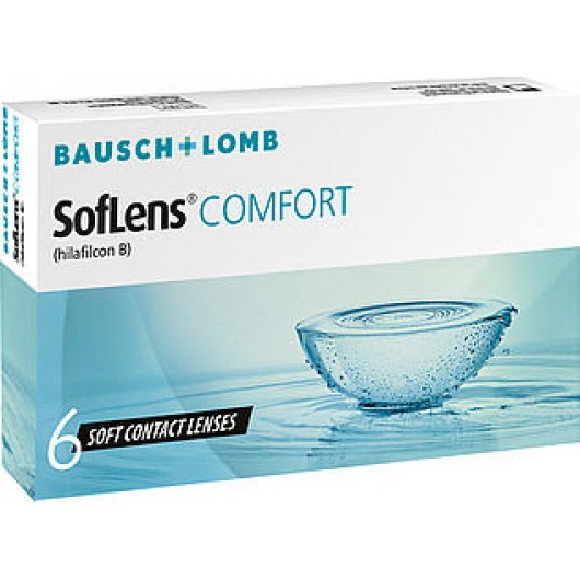 BAUSCH & LOMB SOFLENS COMFORT  (6PACK) ΜΗΝΙΑΙΟΙ ΦΑΚΟΙ ΕΠΑΦΗΣ - ΜΗΝΙΑΙΑΣ ΑΝΤΙΚΑΤΑΣΤΑΣΗΣ